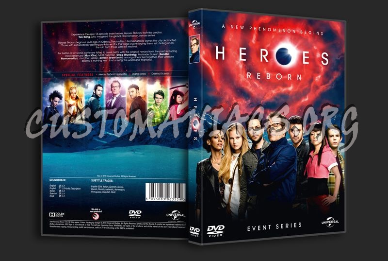 Heroes Reborn dvd cover