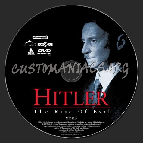 Hitler the Rise of Evil dvd label