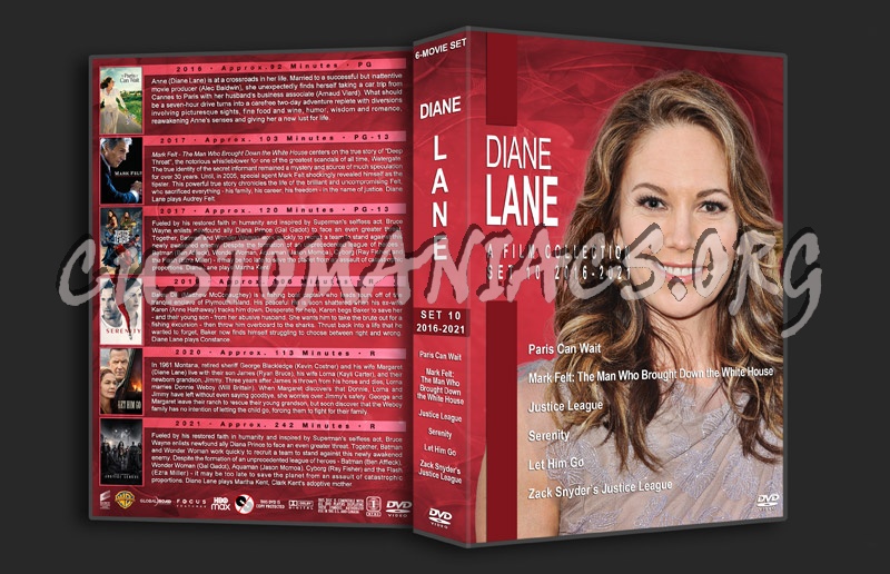 Diane Lane: A Film Collection - Set 10 (2016-2021) dvd cover