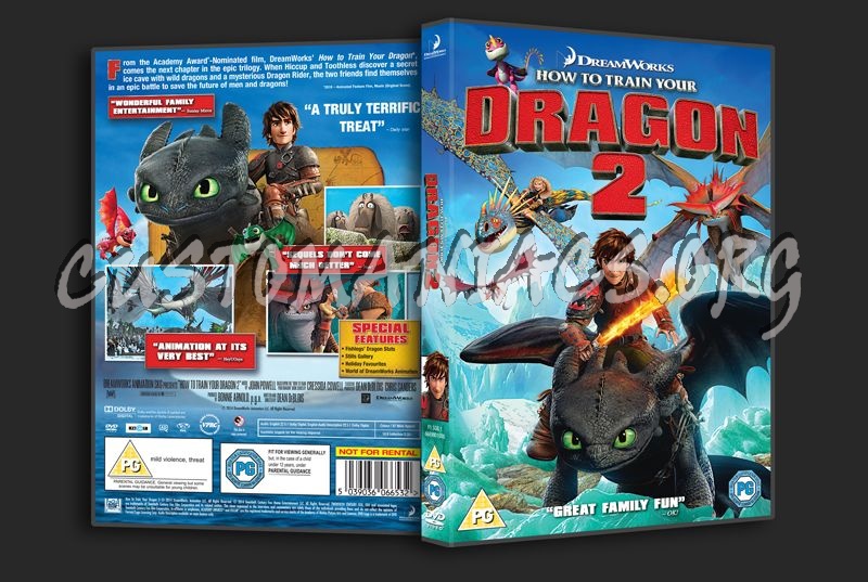 How to Train your Dragon 2 dvd cover