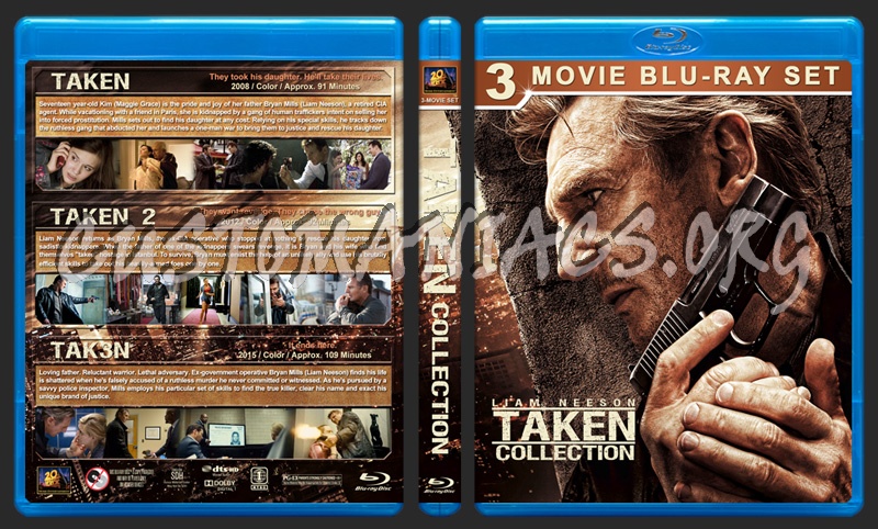 Taken Collection blu-ray cover