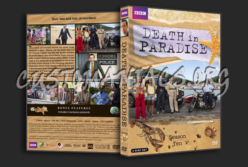 Death In Paradise - Season 10 dvd cover