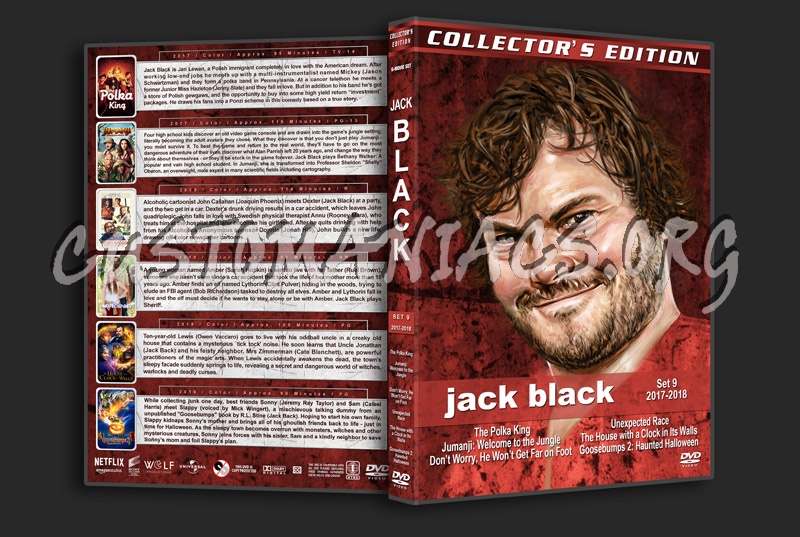 Jack Black Film Collection - Set 9 (2017-2018) dvd cover