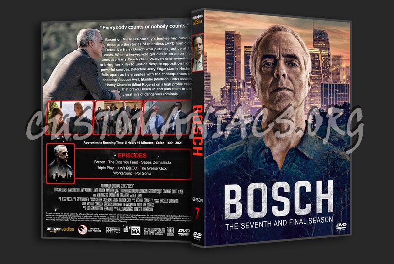 Bosch - Season 7 dvd cover