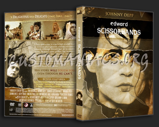 Edward Scissorhands dvd cover