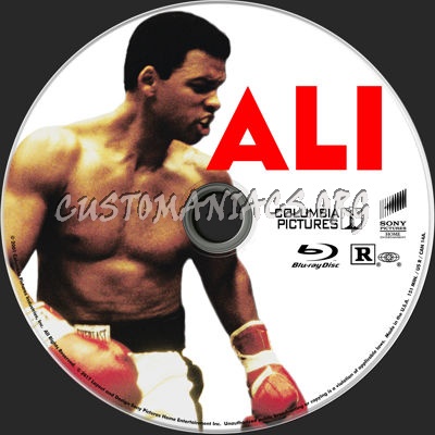 Ali (2001) blu-ray label