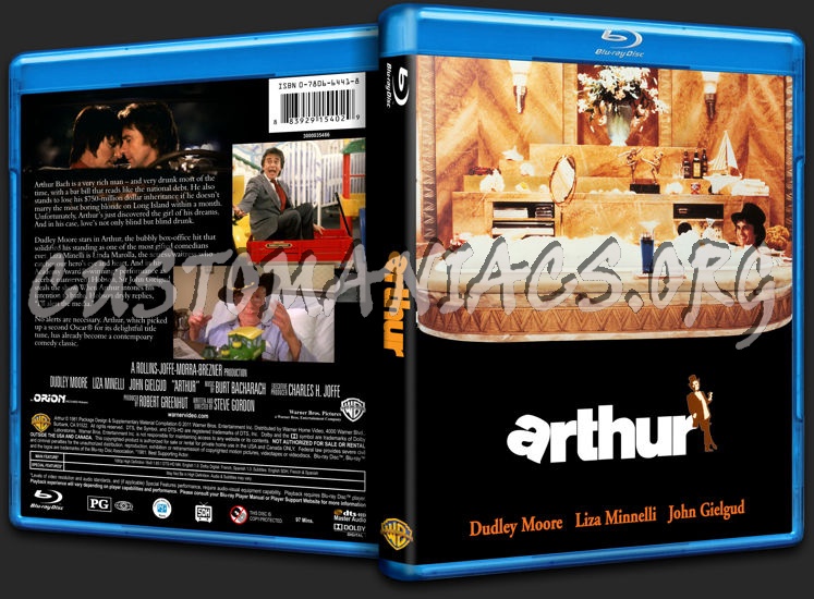 Arthur (1981) blu-ray cover