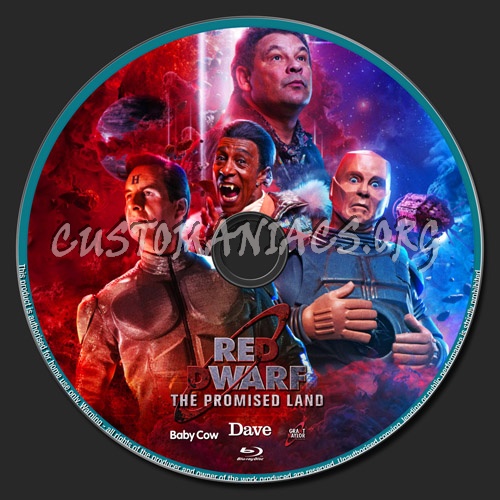 Red Dwarf The Promised Land blu-ray label