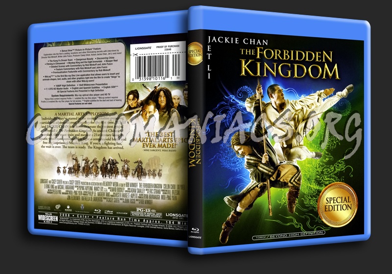 The Forbidden Kingdom blu-ray cover