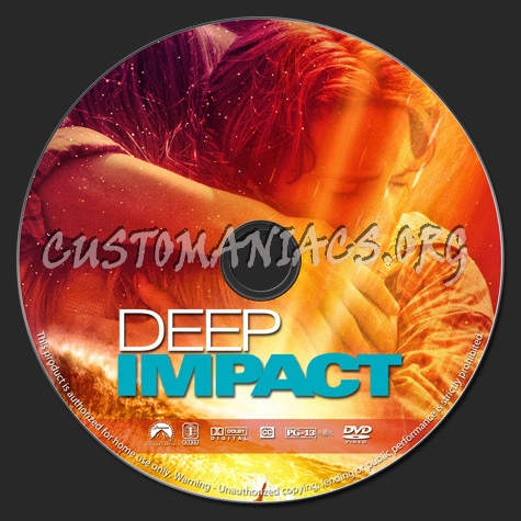 Deep Impact dvd label