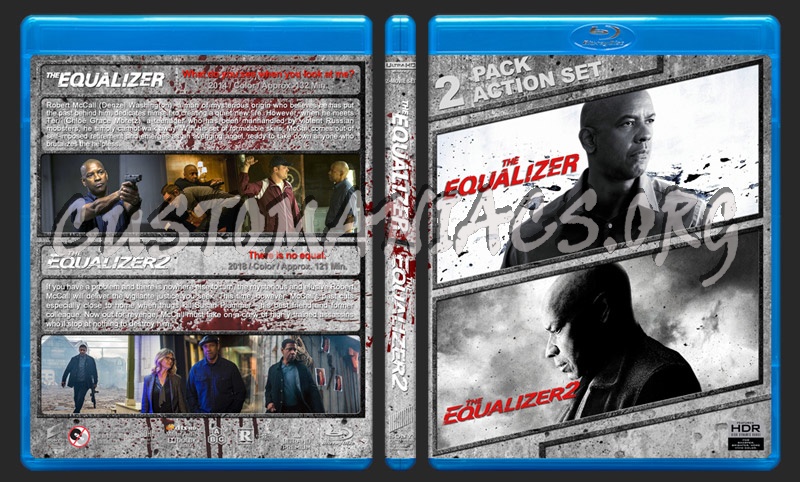 The Equalizer Double Feature (4K) blu-ray cover