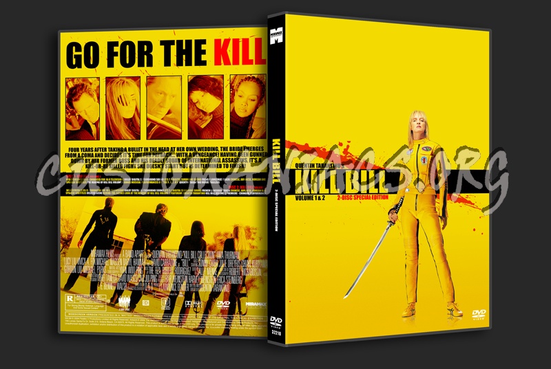 Kill Bill (Volume 1 & 2) dvd cover