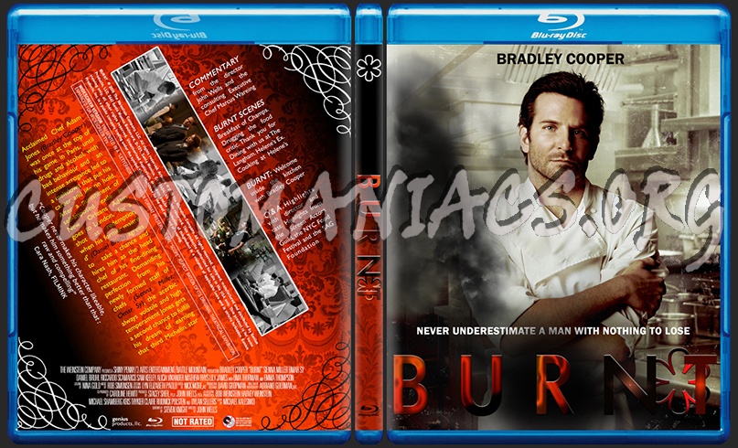 Burnt blu-ray cover