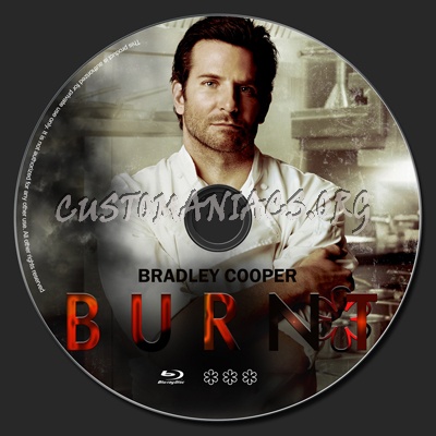 Burnt blu-ray label