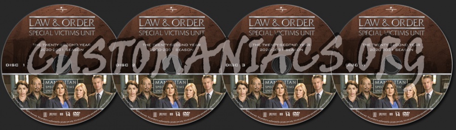 Law & Order: Special Victims Unit - Season 22 dvd label