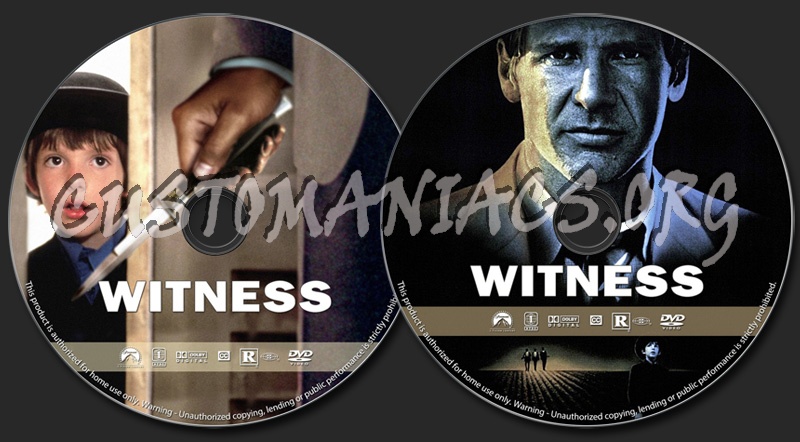 Witness dvd label