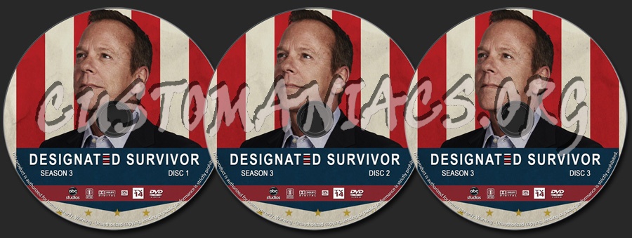 Designated Survivor - Season 3 dvd label