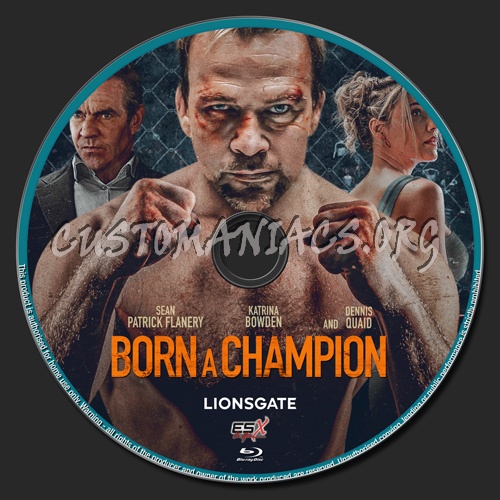 Born A Champion blu-ray label