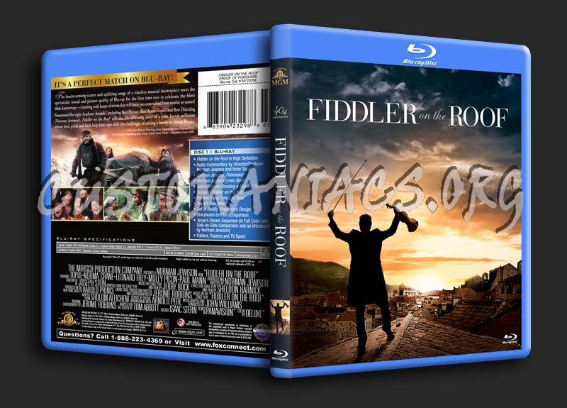 Fiddler on the Roof Blu-ray blu-ray cover