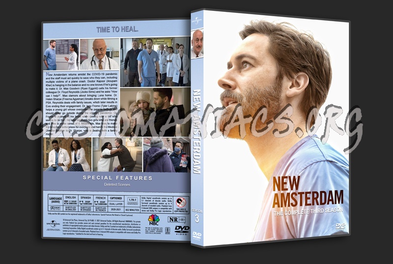 New Amsterdam - Season 3 dvd cover