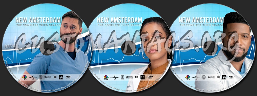 New Amsterdam - Season 3 dvd label