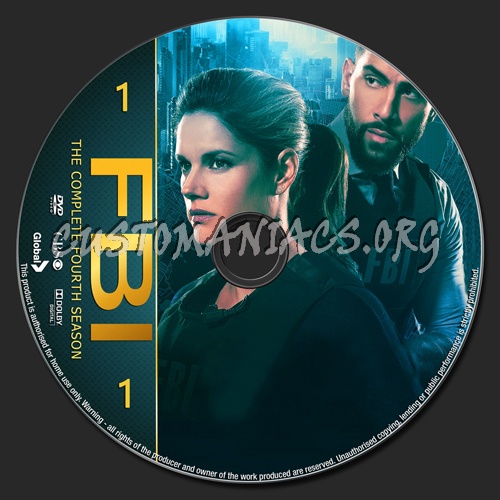 FBI Season 4 dvd label