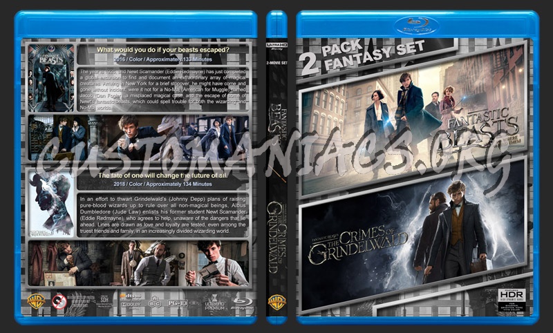 Fantastic Beasts and Where to Find Them Double Feature (4K) blu-ray cover