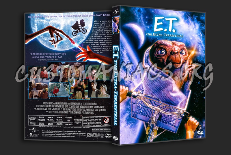 E.T. The Extra-Terrestrial dvd cover