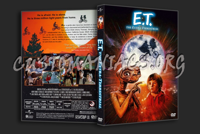 E.T. The Extra-Terrestrial dvd cover