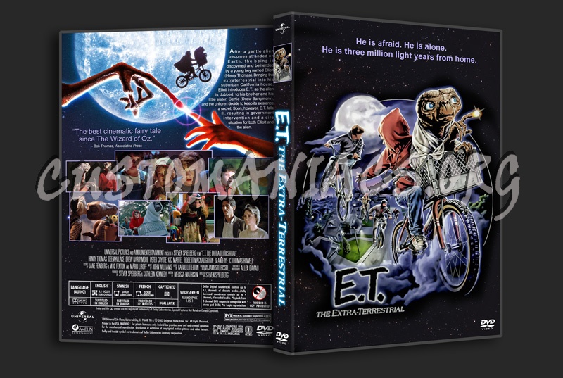 E.T. The Extra-Terrestrial dvd cover