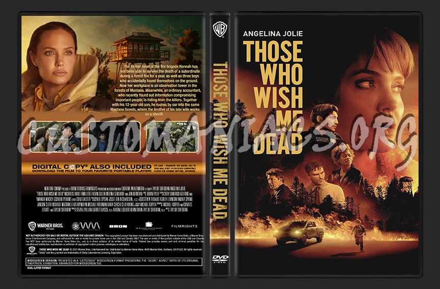 Those Who Wish Me Dead (2021) dvd cover