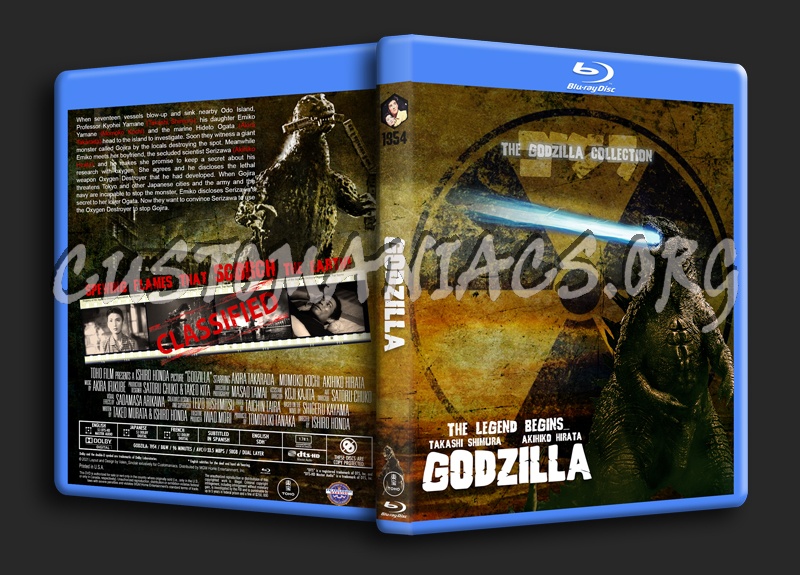 Godzilla (1954) - The Godzilla Collection blu-ray cover