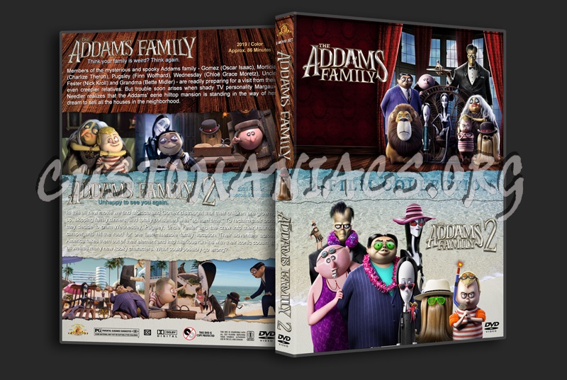 The Addams Family Double Feature dvd cover