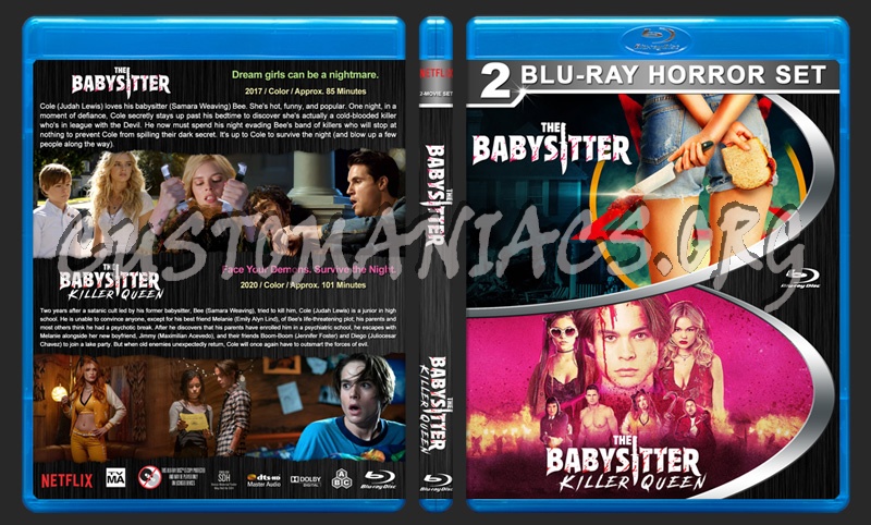 The Babysitter Double Feature blu-ray cover