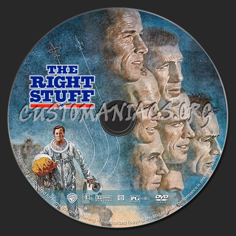 The Right Stuff dvd label