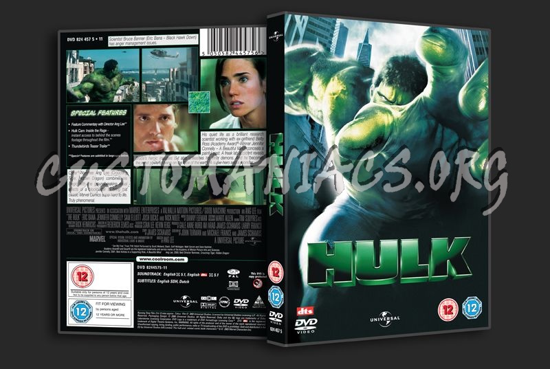 Hulk dvd cover