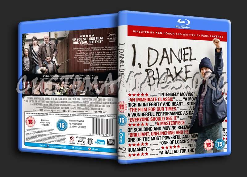 I, Daniel Blake blu-ray cover