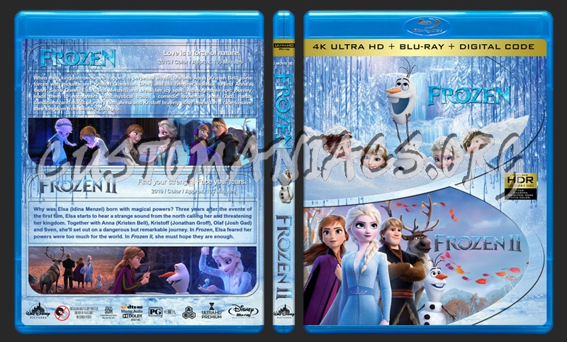 Frozen Double Feature (4K) blu-ray cover