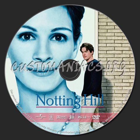 Notting Hill dvd label