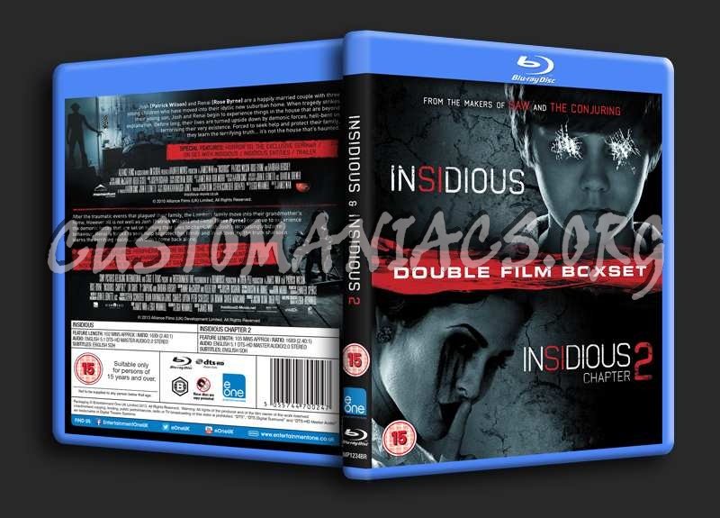 Insidious & Insidious 2 blu-ray cover