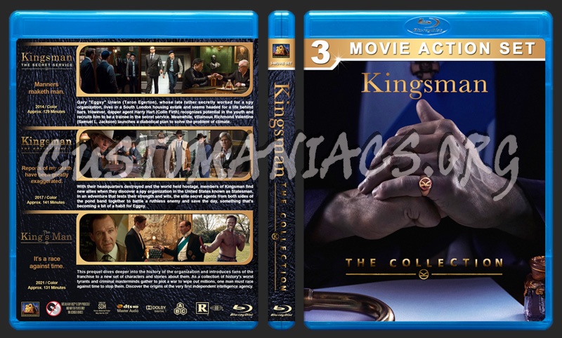 Kingsman Collection blu-ray cover