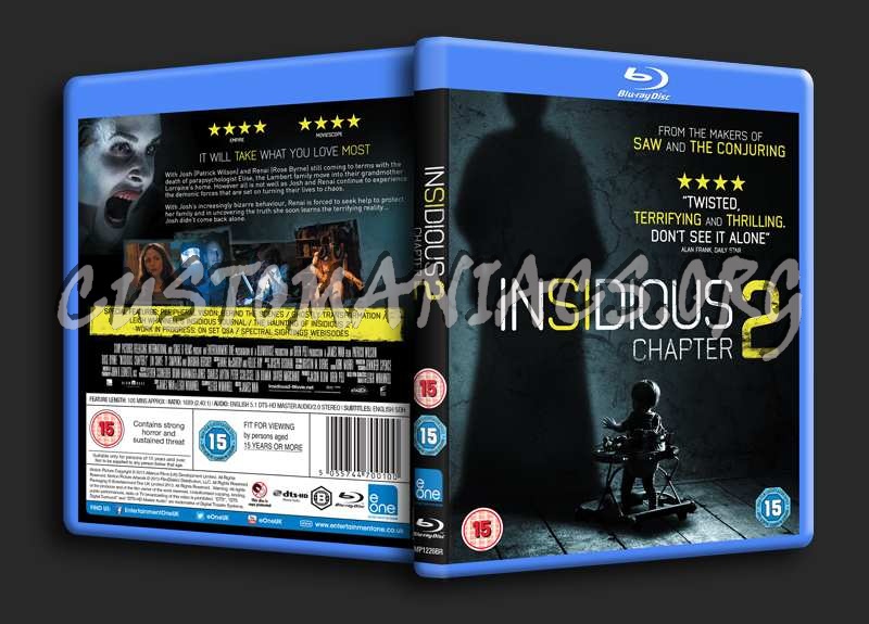 Insidious Chapter 2 blu-ray cover