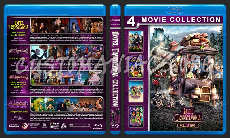 Hotel Transylvania Collection blu-ray cover