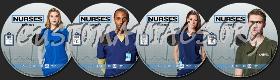 Nurses - Season 1 dvd label