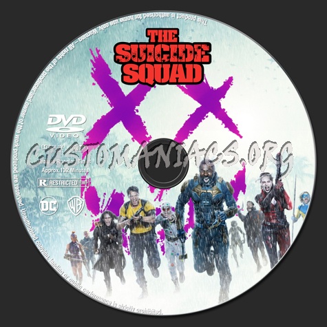 The Suicide Squad dvd label