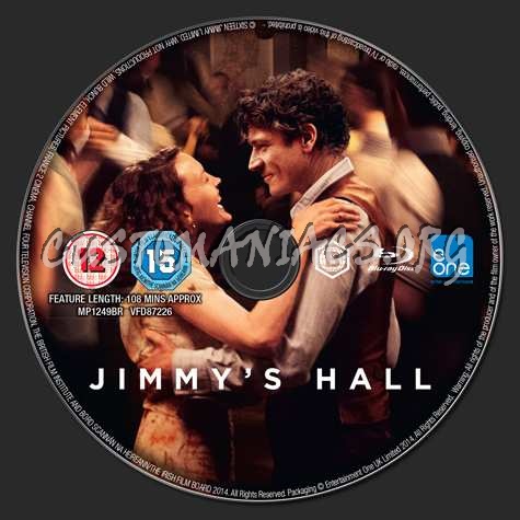 Jimmy's Hall blu-ray label