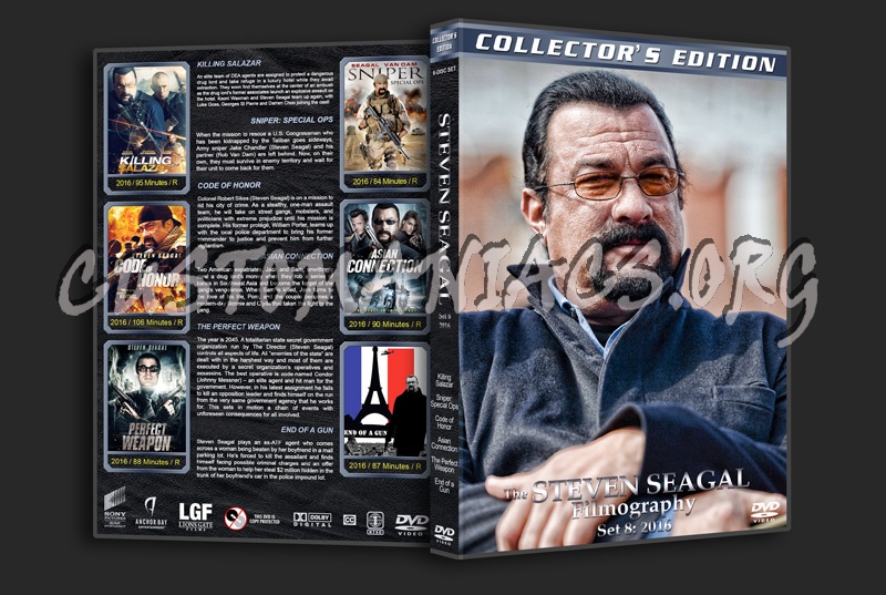 The Steven Seagal Filmography: Set 8 (2016) dvd cover