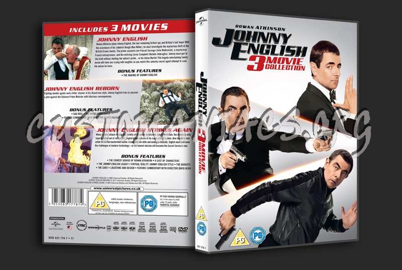 Johnny English 3 Movie Collection dvd cover DVD Covers Labels