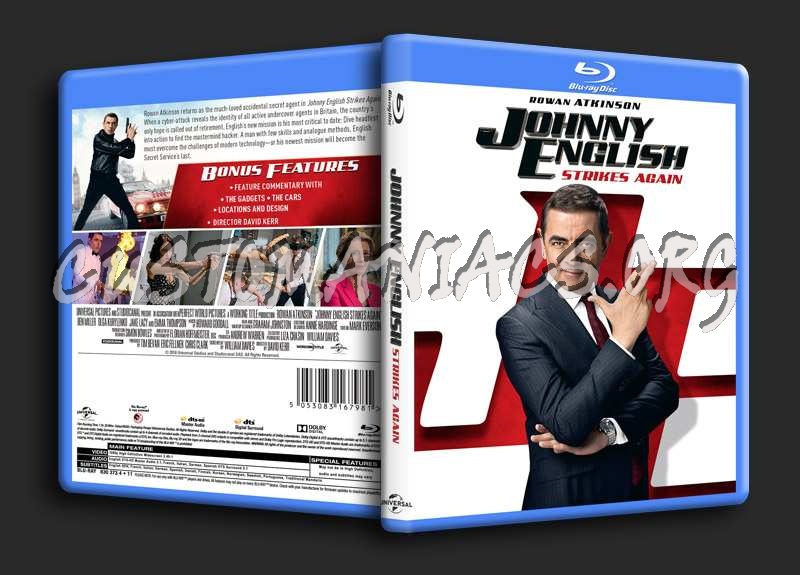 Johnny English Strikes Again blu-ray cover