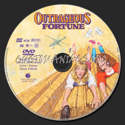 Outrageous Fortune dvd label